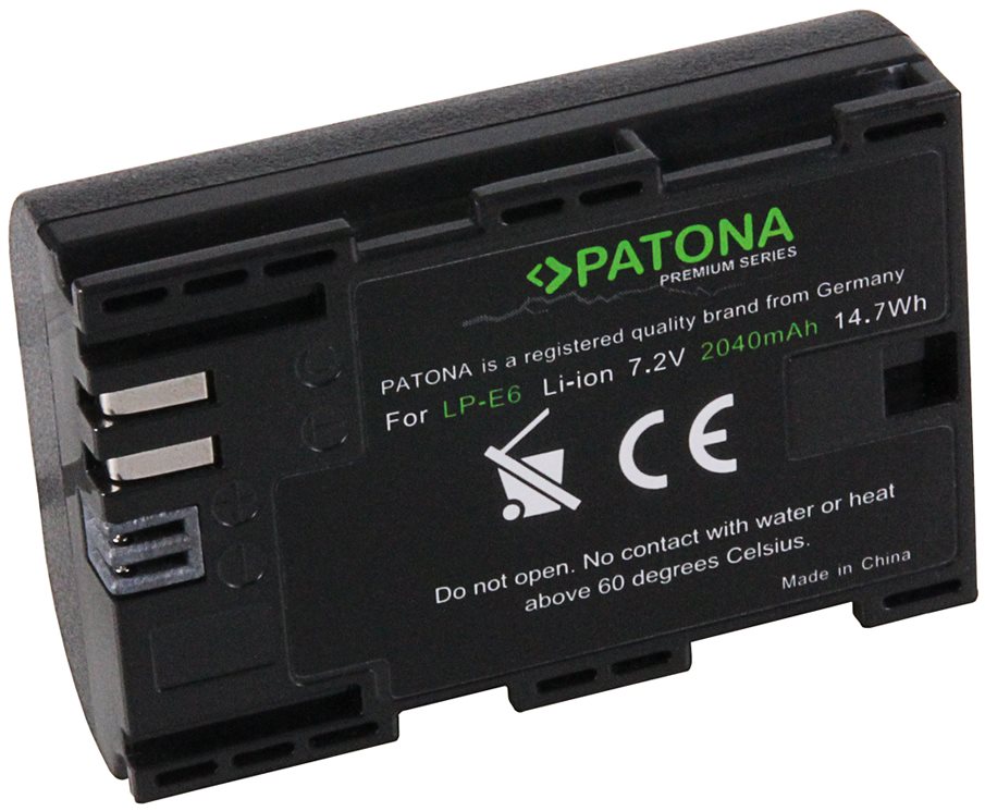 PATONA pro Canon LP-E6 2000 mAh Li-Ion Premium Baterie pro fotoaparát