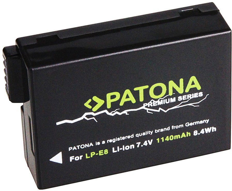 PATONA für Canon LP-E8 Kamera-Akku