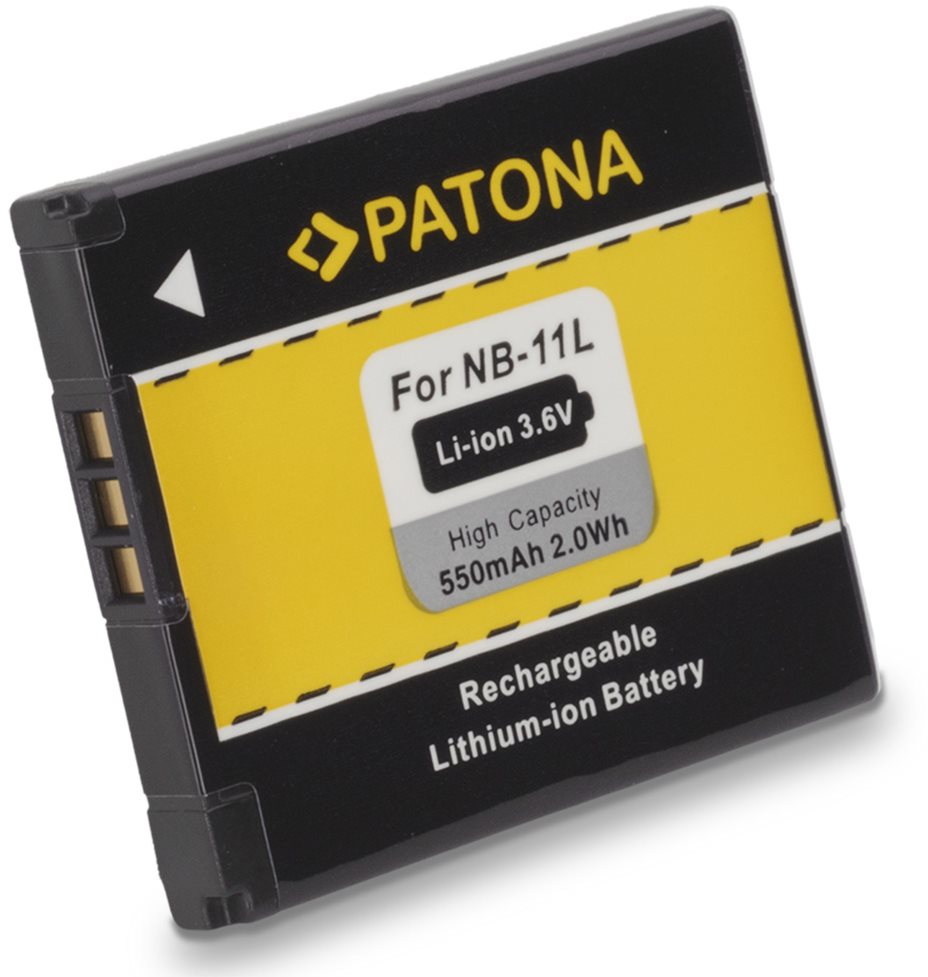 PATONA Canon NB11L 550mAh Li-Ion Fényképezőgép akkumulátor