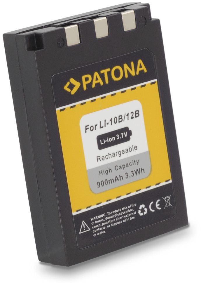 PATONA az Olympus Li-12B / Li-10B 900mAh Li-Ionhoz Fényképezőgép...