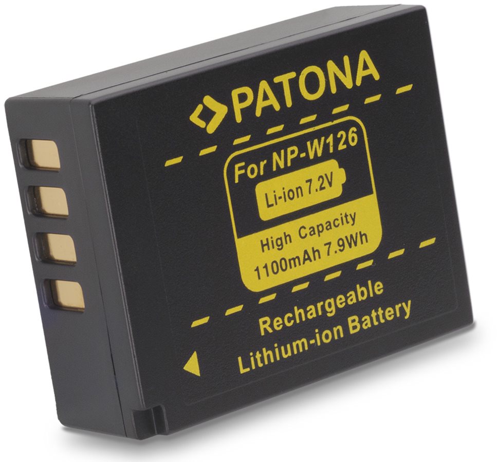 PATONA pour Fuji NP-W126 1020mAh Li-Ion Batterie appareil photo
