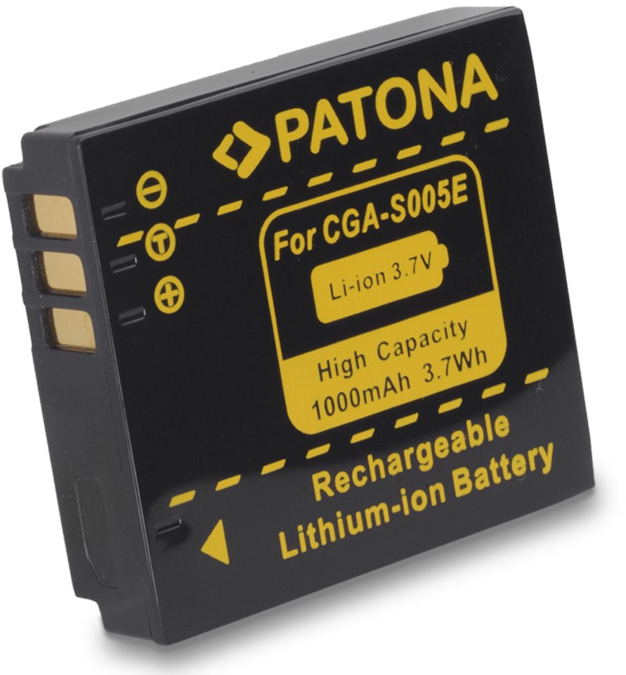 PATONA pre Panasonic CGA-S005 1000 mAh Li-Ion Batéria do fotoaparátu