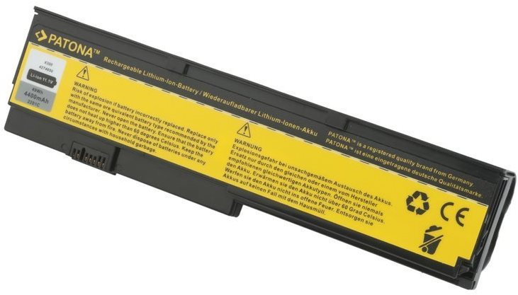 Patona az IBM Thinkpad X200 notebookhoz 4400mAh Li-Ion 11.1V Laptop...