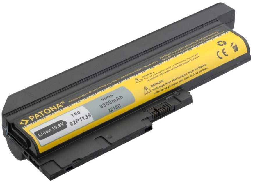 PATONA for the IBM ThinkPad T60/T61 8800mAh Li-Ion 10, 8V Laptop...