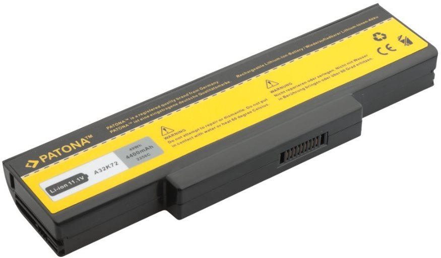 PATONA pre ntb ASUS A32-K72 4400 mAh Li-Ion 11, 1 V Batéria do...