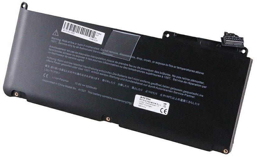 PATONA for laptops APPLE MacBook Unibody 13" 5200mAh Li-Ion 10, 8V...