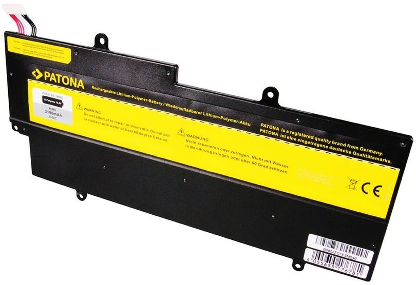 PATONA for TOSHIBA Z830, 3100mAh, Li-pol, 14.8V Laptop Battery