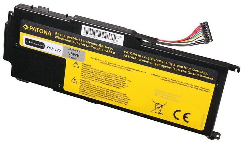 PATONA for DELL XPS 14Z, 3920mAh, Li-Pol, 14.8V, V79Y0 Laptop Battery