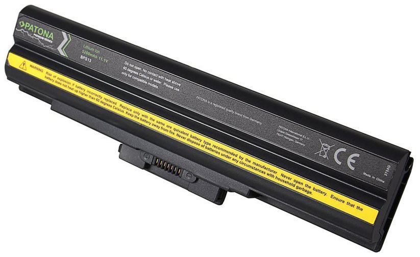PATONA for ntb SONY VAIO VGP-BPL13/BPS13 5200mAh Li-Ion 11, 1V...
