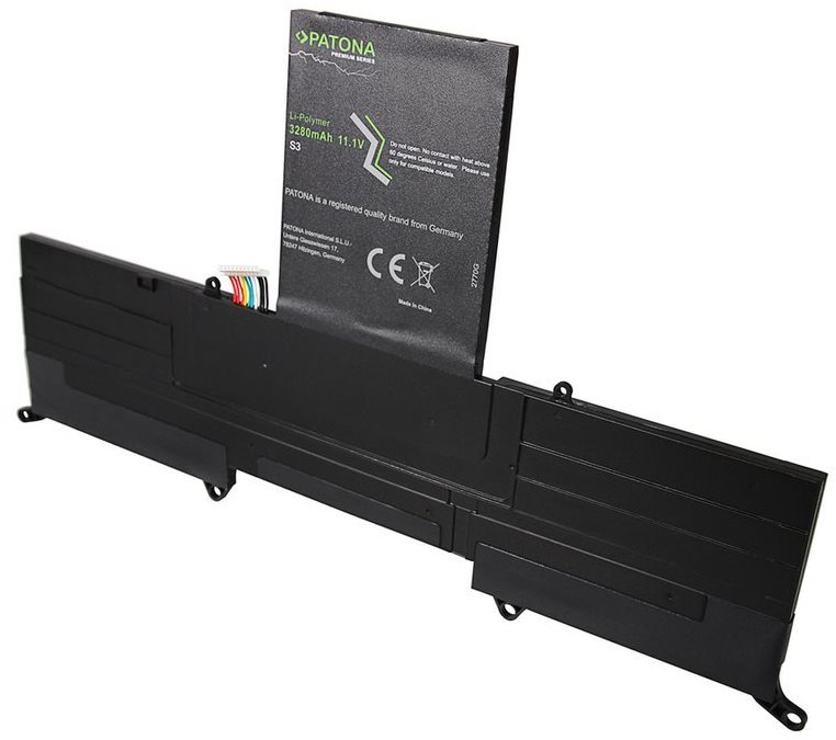 PATONA for ACER Aspire S3, 3280mAh, Li-Pol, 11.1V, PREMIUM Laptop...