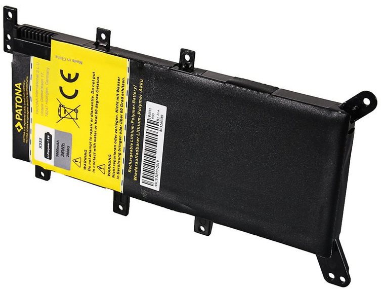 PATONA for ASUS X555, 5000mAh, Li-pol, 7.6V Laptop Battery