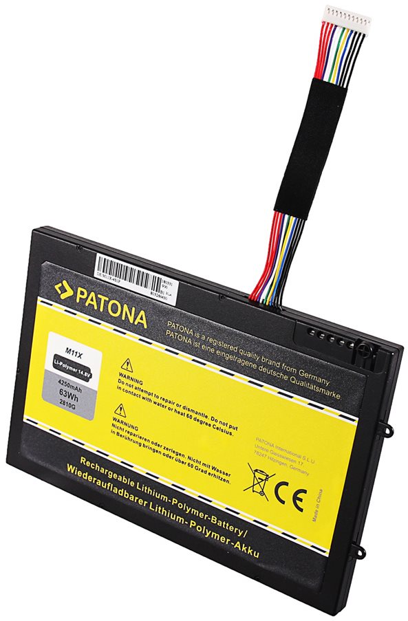 PATONA für DELL M11x 4250mAh Li-Pol 14.8V PT6V8 Laptop-Akku