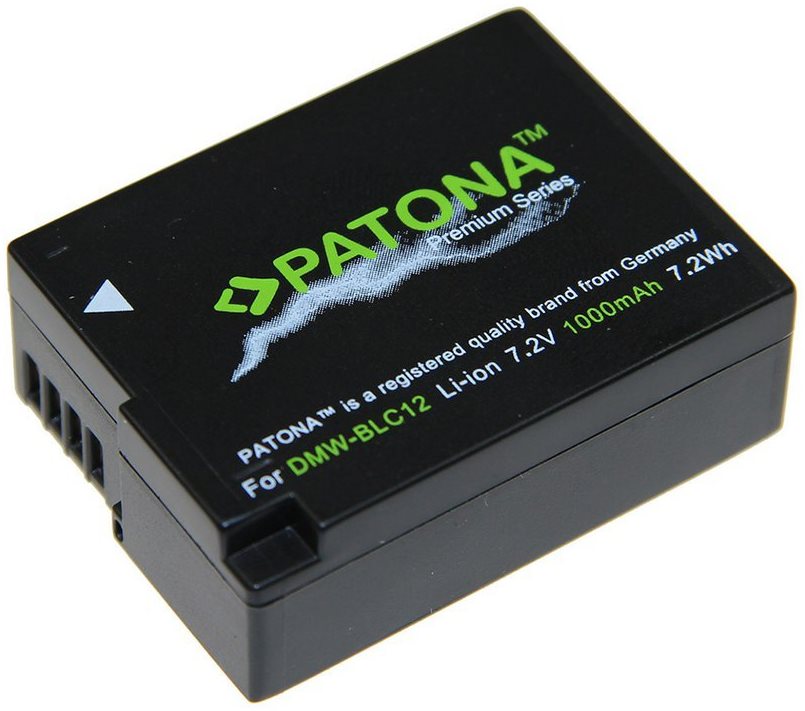 PATONA für Panasonic DMW-BLC12 E 1000mAh Li-Ion Premium Kamera-Akku