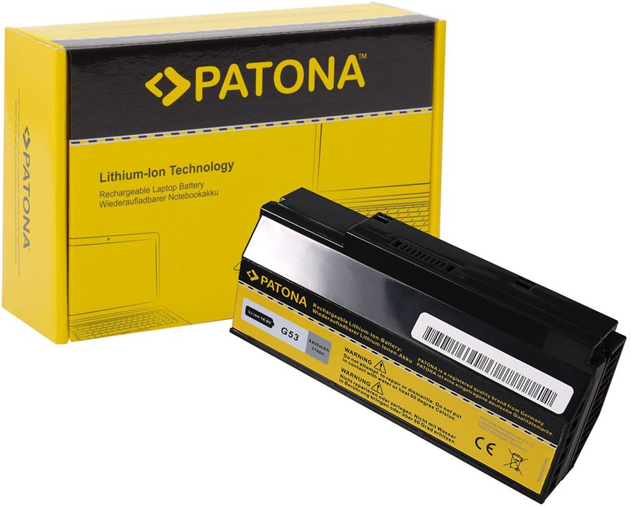 PATONA for ASUS G53/G73, 4400mAh, Li-Ion, 14.8V, A42-G53 Laptop...
