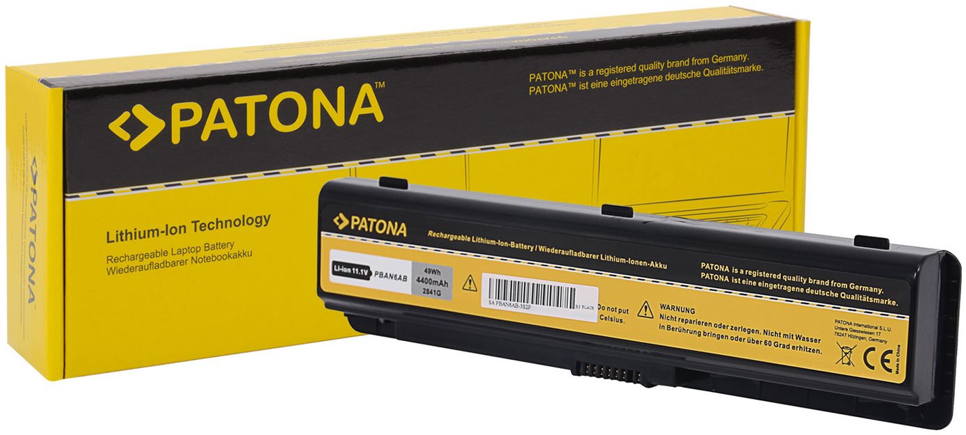 PATONA for ntb SAMSUNG P200/P330/P400 4400mAh Li-lon 11.1V,...