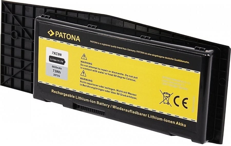 Patona pro DELL Alienware M17X 6600mAh Li-lon 11,1V 7XC9N Baterie...