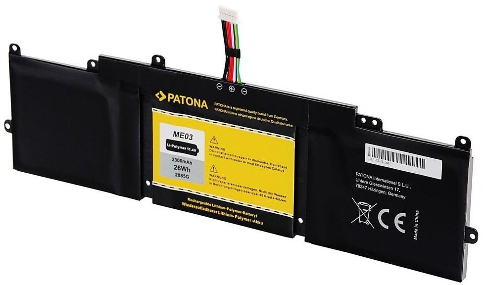 Patona HP Stream 11/Stream 13 kompatibilis, 3400mAh, Li-Pol, 11,4V...