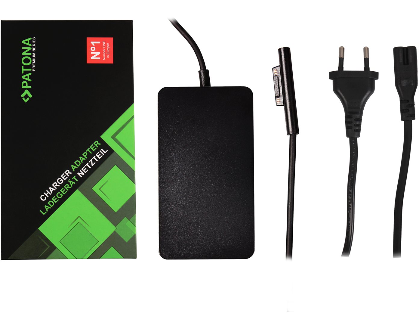 PATONA Netzteil für Laptop/15V/4A 65W Surface PRO PREMIUM Modell...