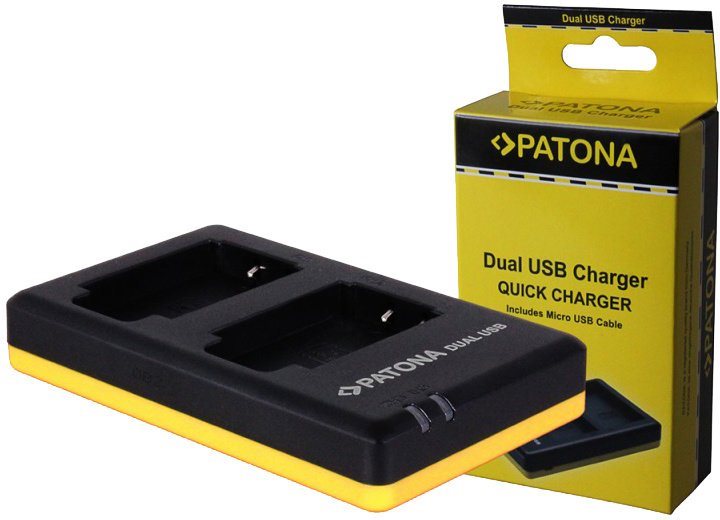 PATONA Foto Dual Quick Nikon EN-EL12 Fényképezőgép és kamera akku...