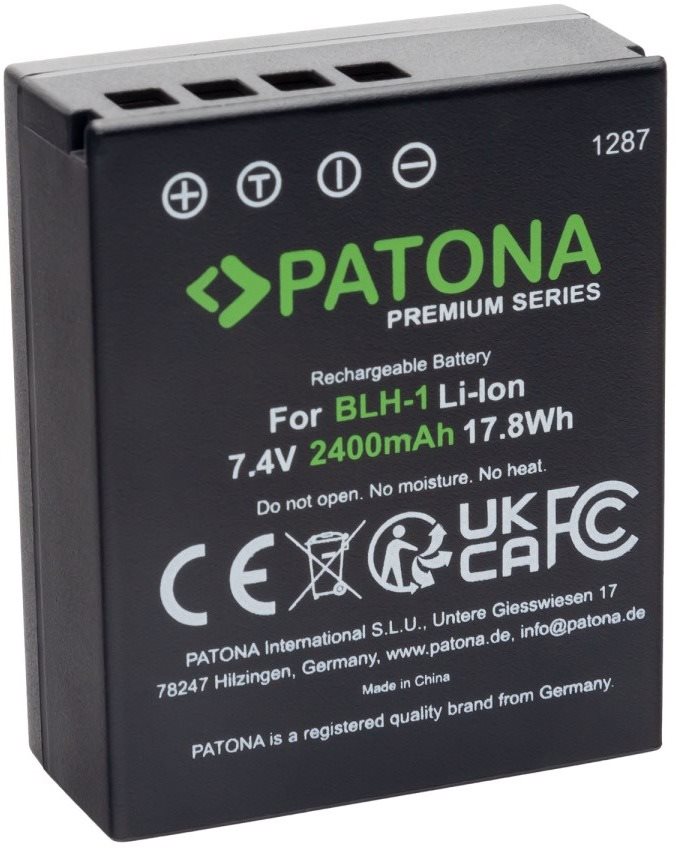 PATONA na Olympus BLH-1 2040 mAh Li-Ion Premium Batéria do...