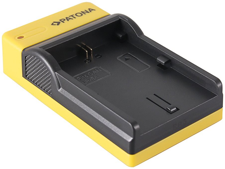 PATONA Foto Canon LP-E6 slim, USB Ladegerät für Kamera- und...