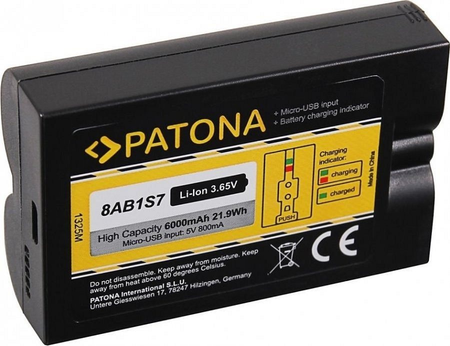 PATONA pre Ring 6000 mAh/3,65 V Li-lon 8AB1S7 Batéria do fotoaparátu