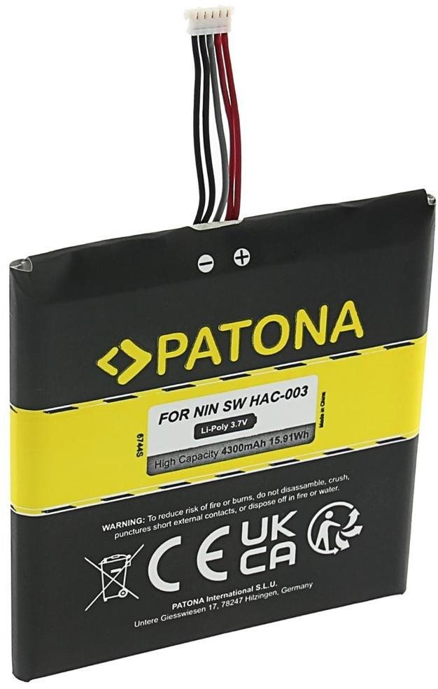 PATONA batéria na Nintendo Switch HAC-003 4300 mAh Li-Pol 3,7 V...