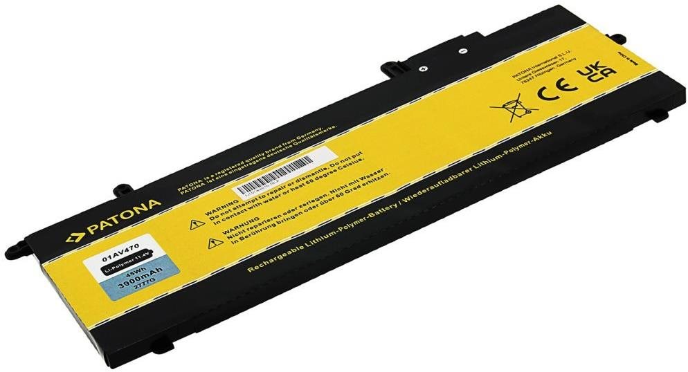 Patona Lenovo Thinkpad A285/X280 3900mAh Li-Pol 11,4V 01AV470...
