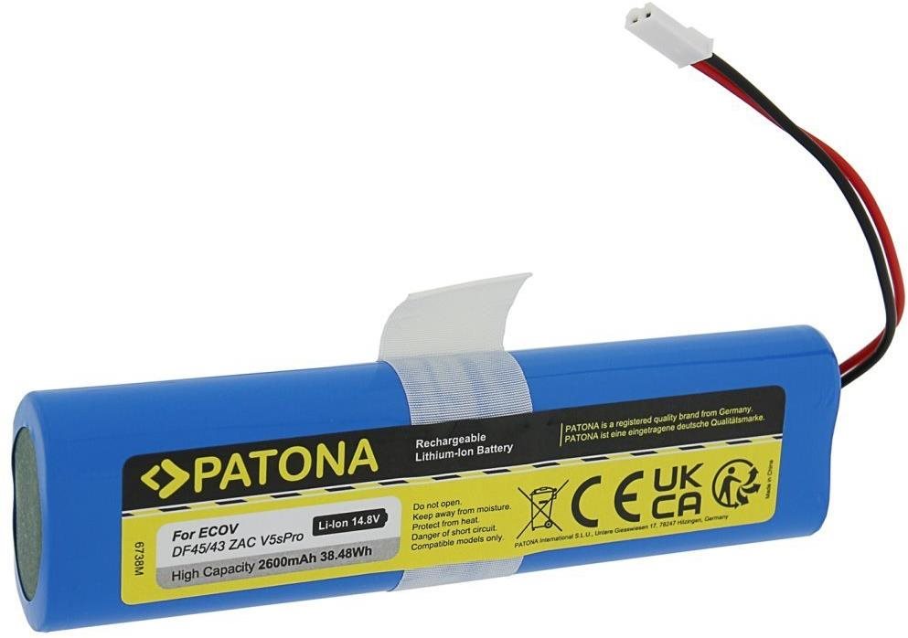 PATONA pre Ecovacs Deebot DF45 2600 mAh Nabíjateľná batéria