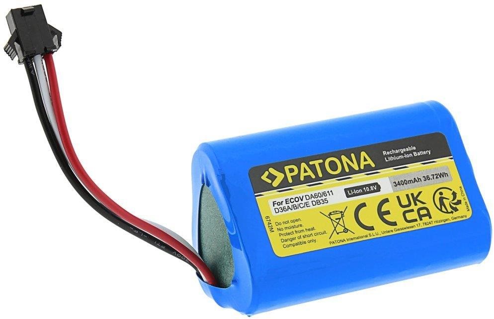 PATONA pre Ecovacs Deebot D36 3400 mAh Nabíjateľná batéria