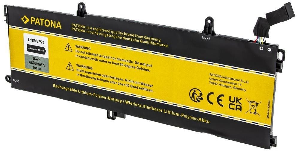PATONA do LENOVO Thinkpad P53S/T590 4800mAh Li-Pol 11,55V L18M3P71...