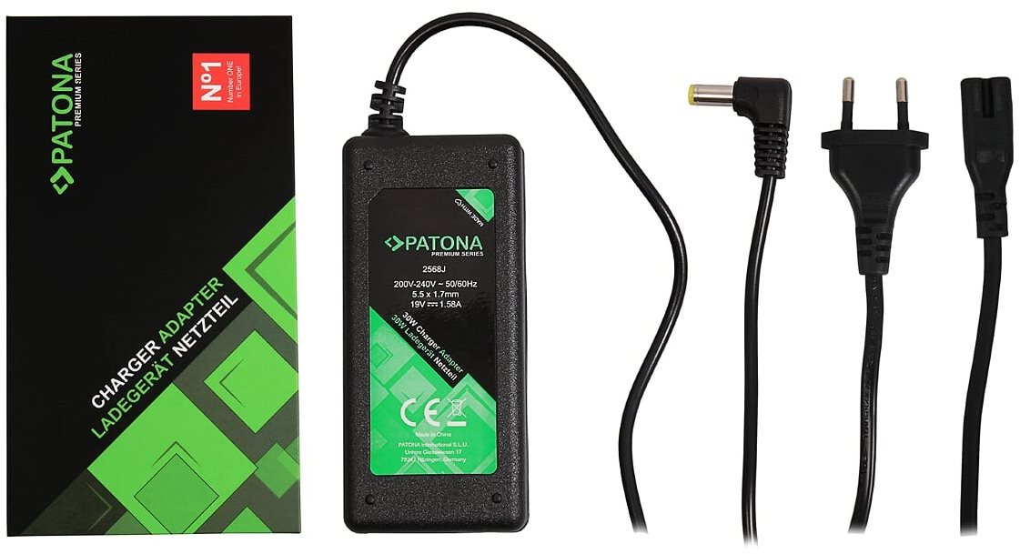 PATONA für NTB 19V/1.58A 30W/ Stecker 5.5x1.7mm Netzteil