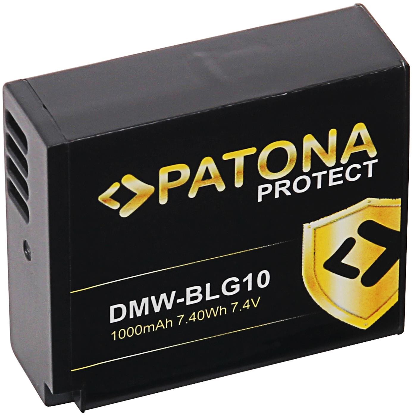PATONA für Panasonic DMW-BLG10E 1000mAh Li-Ion Protect Kamera-Akku
