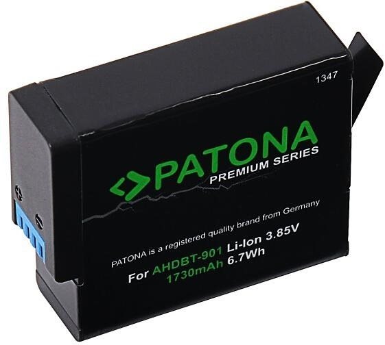 PATONA für GoPro Hero 9/Hero 10//Hero 11 1730mAh Li-Ion Premium...