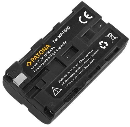 PATONA a Sony NP-F550 készülékhez, 2000mAh Li-Ion 7.2V...