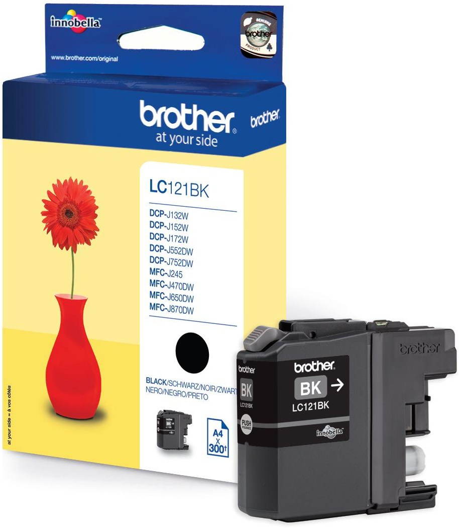 Brother LC-121BK Schwarz Druckerpatrone