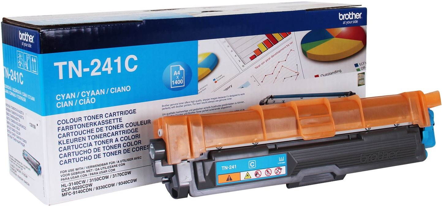 Brother TN-241C Cyan Printer Toner