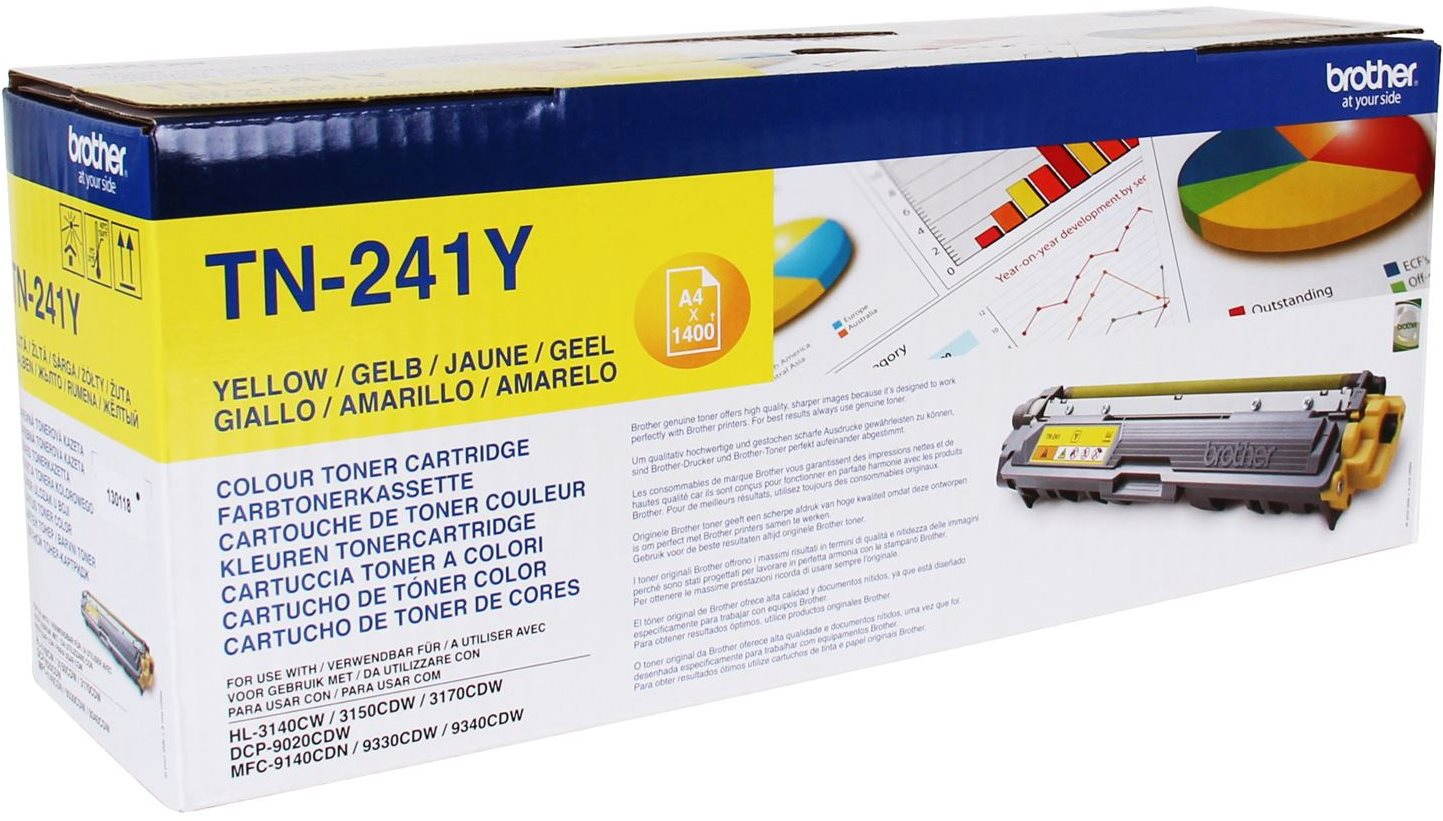 Brother TN-241Y Yellow Printer Toner