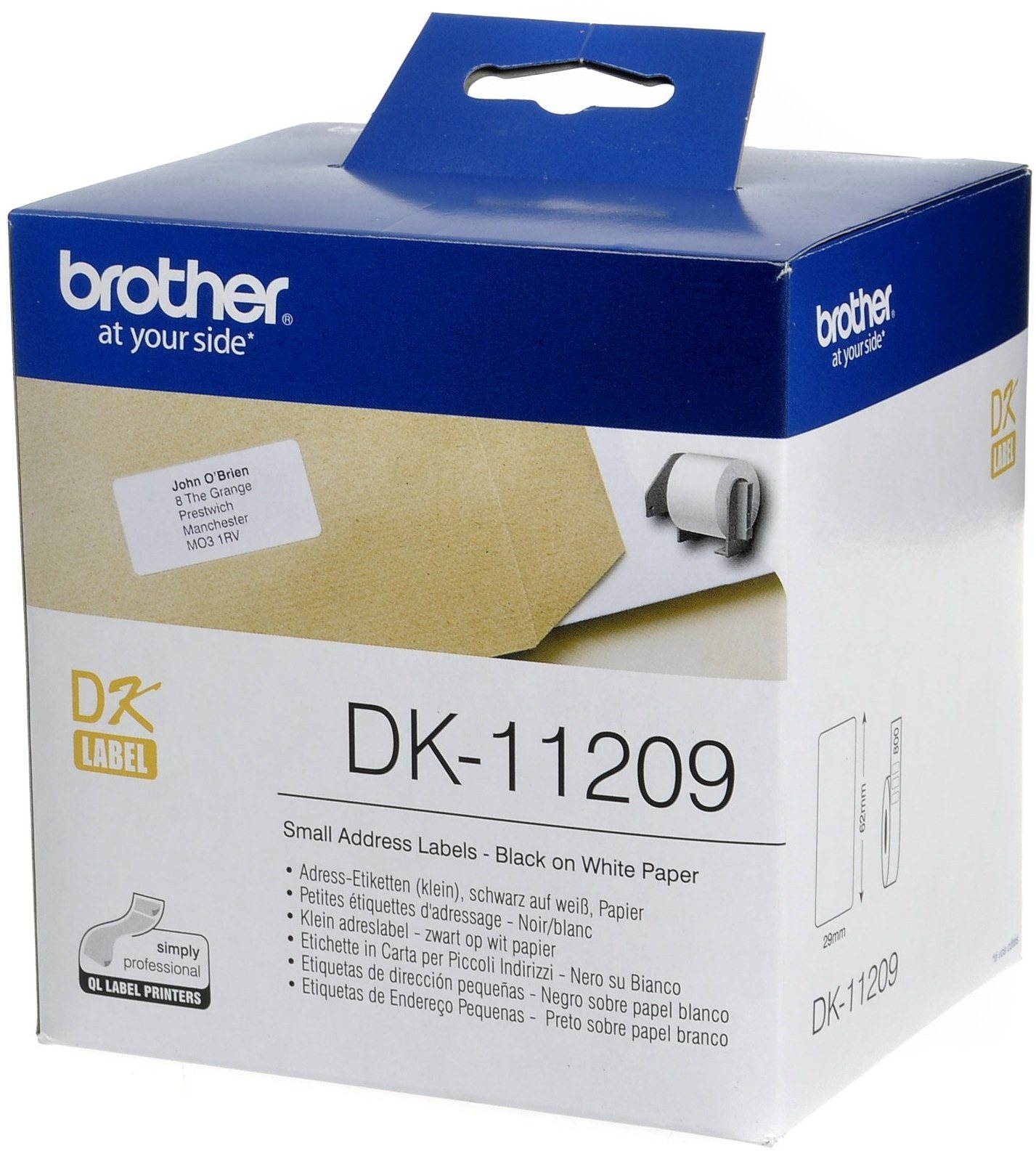 Brother DK-11209 Paper Labels