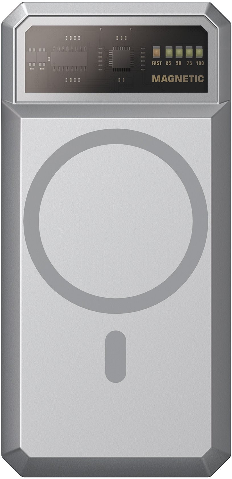 Eloop ORSEN EW55 20000mAh 15W magnetic, PD20W silver Powerbanka