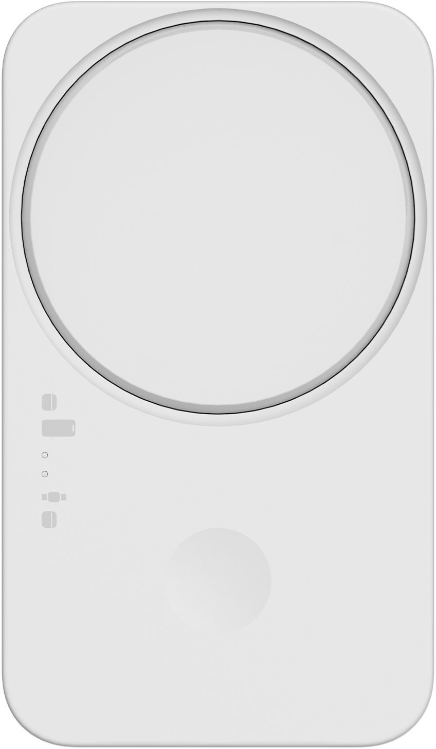 Eloop W9 15W 2in1 Cooling Wireless Charger, white Vezeték nélküli...