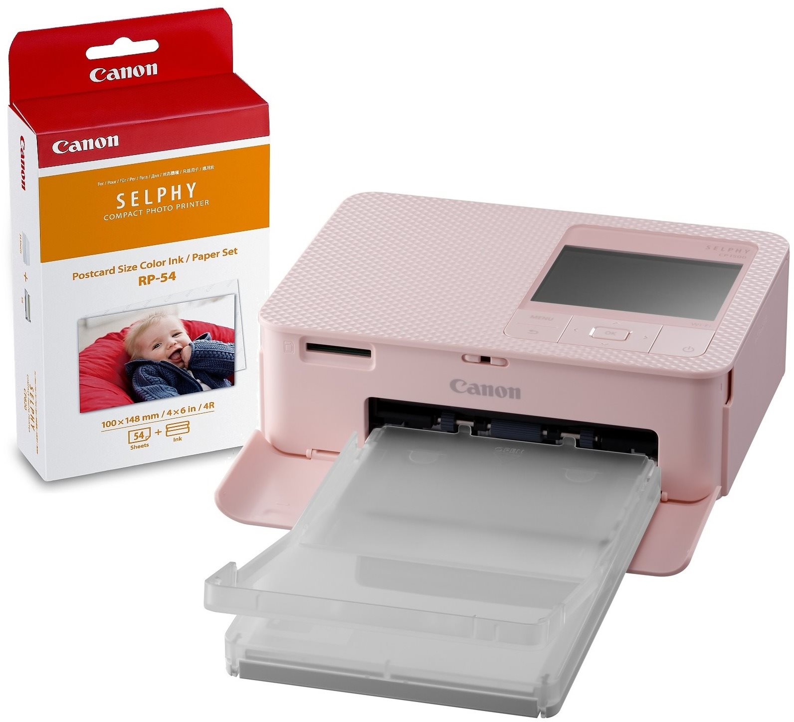 Canon SELPHY CP1500 rózsaszín + RP-54 papír Hőszublimációs nyomtató