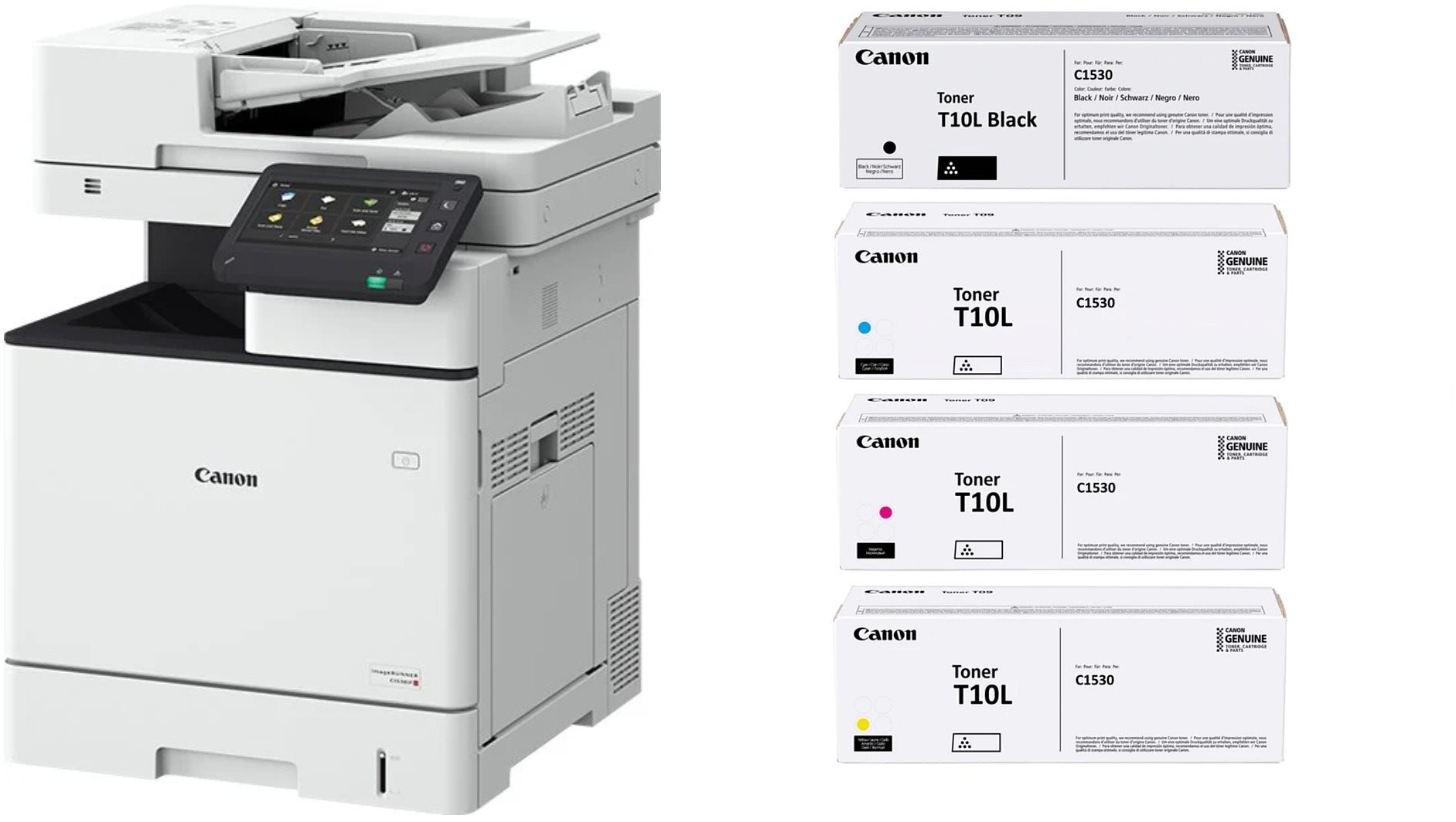 Canon imageRUNNER C1533iF + 4 tonery T10 L Laserová tlačiareň