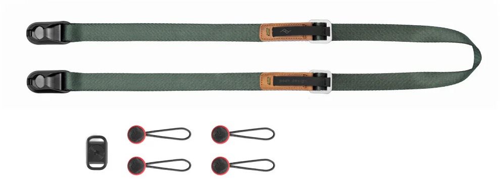 Peak Design Leash – Sage (šalviová) Popruh na fotoaparát