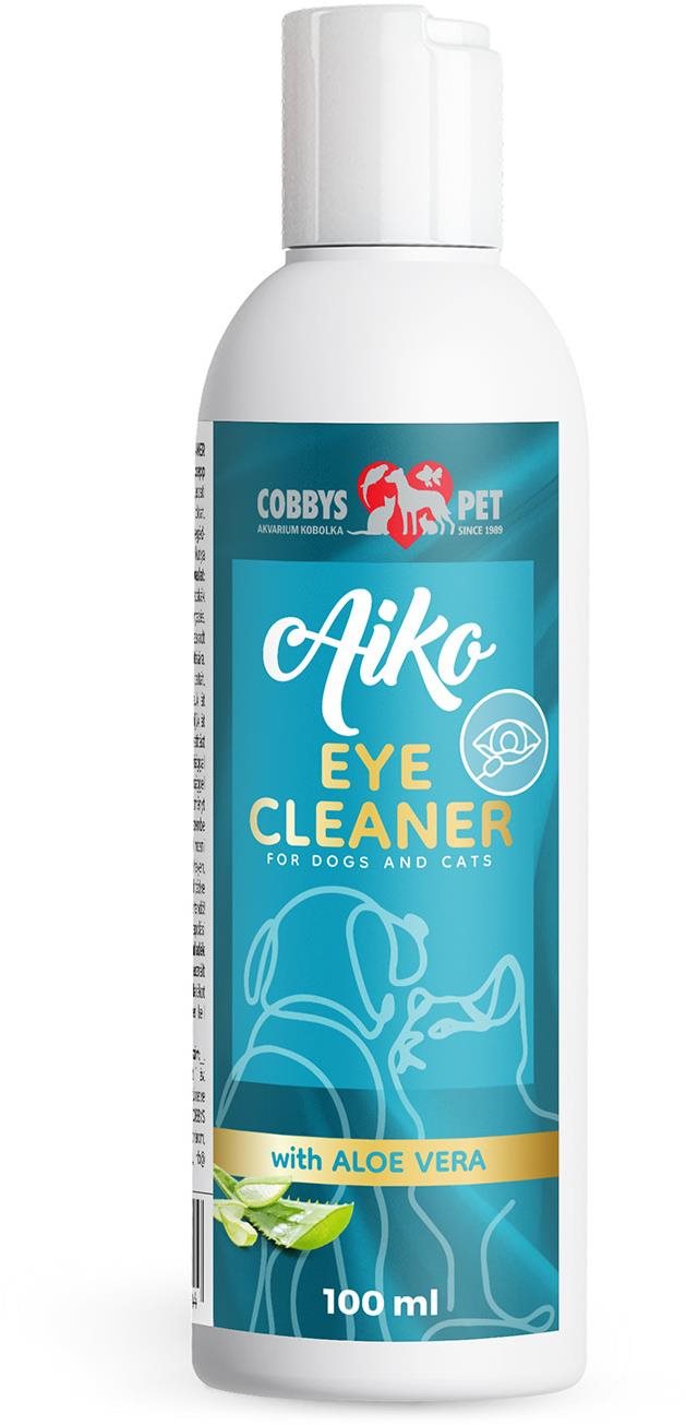 Cobbys Pet Aiko Eye Cleaner For Dogs and Cats 100 ml, s aloe vera...