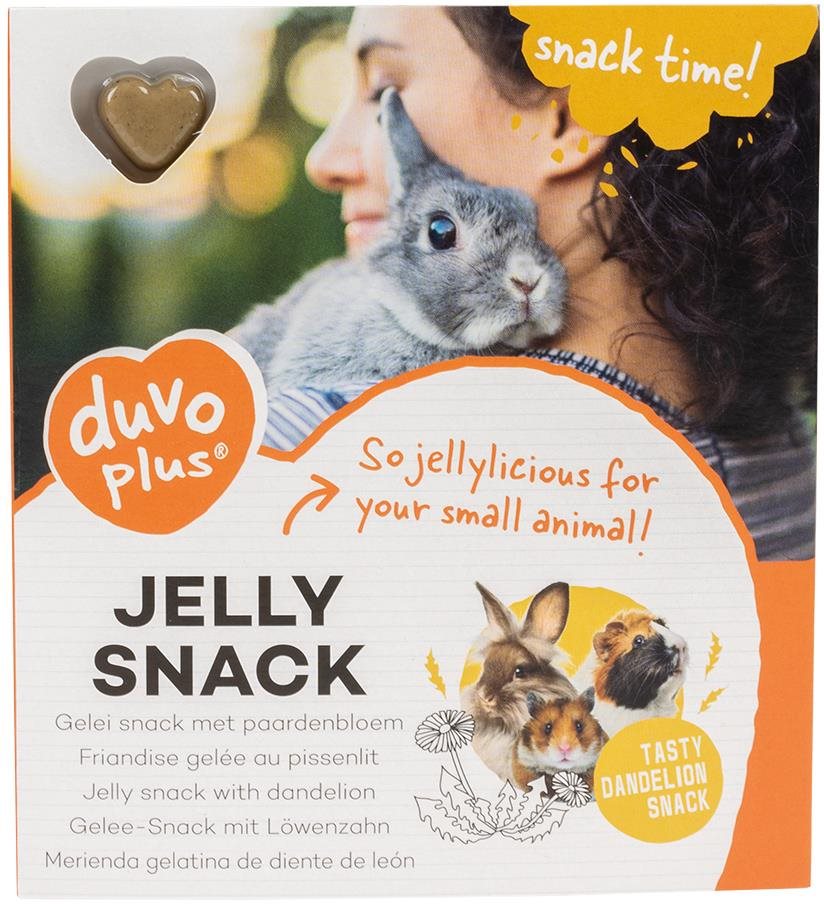 DUVO+ Jelly snack pre hlodavce, želé pochúťky s púpavou 12× 1,2 g...