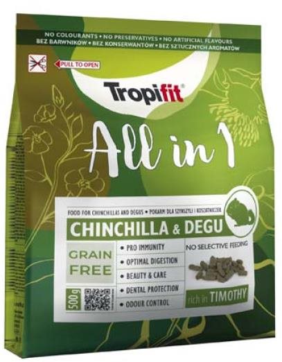 Tropifit all in 1 Chinchilla & Degu 500 g Krmivo pre hlodavce