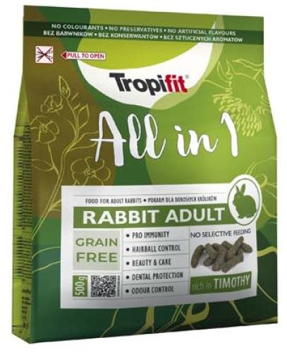 Tropifit all in 1 Rabbit Adult 500 g Krmivo pre králiky