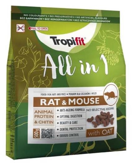 Tropifit all in 1 Rat & Mouse 500 g Krmivo pre hlodavce