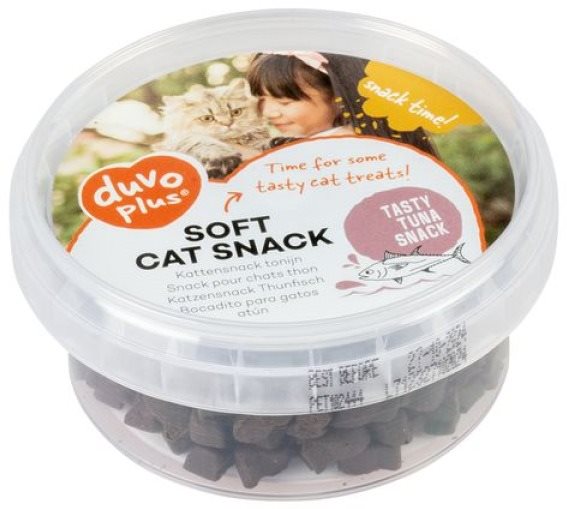 DUVO+ Mäkká pochúťka pre mačky 100 g tuniak Maškrty pre mačky